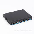 8 Port 10/100 / 1000 Mbps PoE Network Switch mit Uplinks